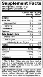 Grass-Fed Collagen Peptide MCT Protein Coffee Creamer (Vanilla)
