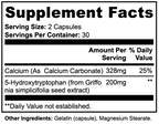 5-HTP (5-Hydroxytryptophan) | Mood & Stress | 60 Capsules